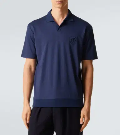 Giorgio Armani Cotton jersey polo shirt | Thumbnail 5 Giorgio Armani Cotton jersey polo shirt | Thumbnail 5