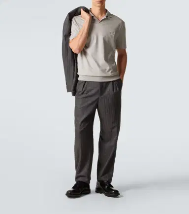 Giorgio Armani Cotton jersey polo shirt | Thumbnail 3 Giorgio Armani Cotton jersey polo shirt | Thumbnail 3