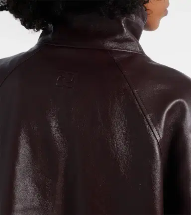 Magda Butrym Oversized leather bomber jacket | Thumbnail 3 Magda Butrym Oversized leather bomber jacket | Thumbnail 3