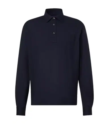 Ralph Lauren Purple Label Cotton and cashmere polo shirt | Thumbnail 1 Ralph Lauren Purple Label Cotton and cashmere polo shirt | Thumbnail 1
