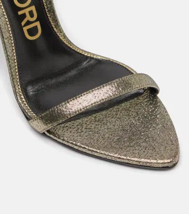 Tom Ford Padlock 105 metallic sandals | Thumbnail 2 Tom Ford Padlock 105 metallic sandals | Thumbnail 2