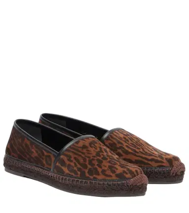 Tom Ford Leopard-print suede espadrilles | Thumbnail 1 Tom Ford Leopard-print suede espadrilles | Thumbnail 1