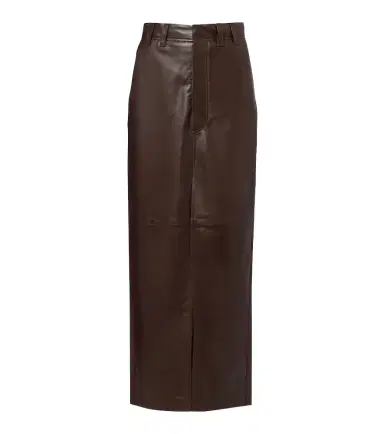 Brunello Cucinelli Leather maxi skirt | Thumbnail 1 Brunello Cucinelli Leather maxi skirt | Thumbnail 1