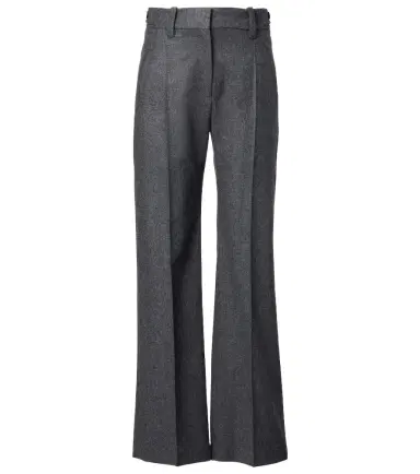 Brunello Cucinelli Pleated virgin wool straight pants | Thumbnail 1 Brunello Cucinelli Pleated virgin wool straight pants | Thumbnail 1