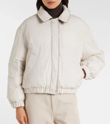 Brunello Cucinelli Wool-blend down jacket | Thumbnail 7 Brunello Cucinelli Wool-blend down jacket | Thumbnail 7