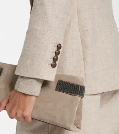 Brunello Cucinelli Wool and cashmere blazer | Thumbnail 3 Brunello Cucinelli Wool and cashmere blazer | Thumbnail 3