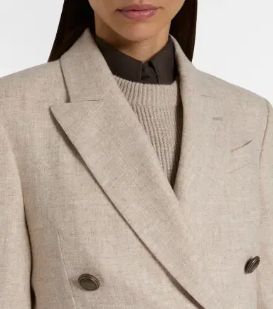 Brunello Cucinelli Wool and cashmere blazer | Thumbnail 5 Brunello Cucinelli Wool and cashmere blazer | Thumbnail 5