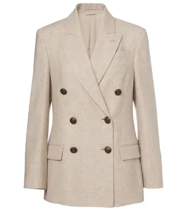 Brunello Cucinelli Wool and cashmere blazer | Thumbnail 1 Brunello Cucinelli Wool and cashmere blazer | Thumbnail 1