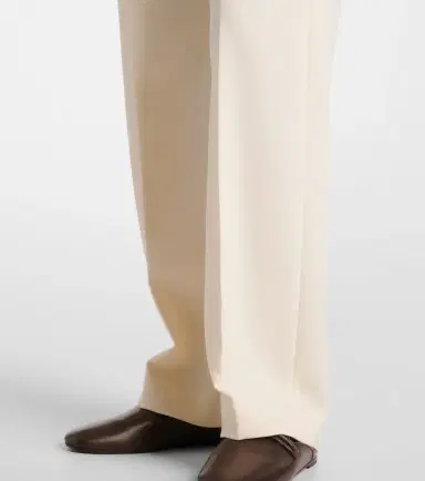 Brunello Cucinelli High-rise wide-leg pants | Thumbnail 3 Brunello Cucinelli High-rise wide-leg pants | Thumbnail 3