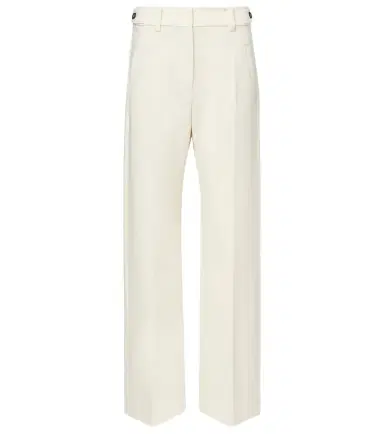 Brunello Cucinelli High-rise wide-leg pants | Thumbnail 1 Brunello Cucinelli High-rise wide-leg pants | Thumbnail 1