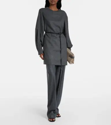 Brunello Cucinelli Wool and cashmere minidress | Thumbnail 3 Brunello Cucinelli Wool and cashmere minidress | Thumbnail 3