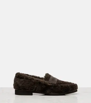 Brunello Cucinelli Monili shearling loafers | Thumbnail 4 Brunello Cucinelli Monili shearling loafers | Thumbnail 4