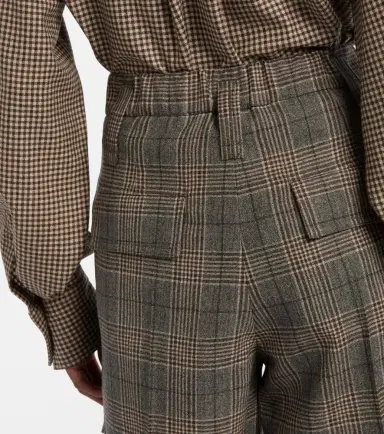 Brunello Cucinelli Checked virgin wool shorts | Thumbnail 5 Brunello Cucinelli Checked virgin wool shorts | Thumbnail 5