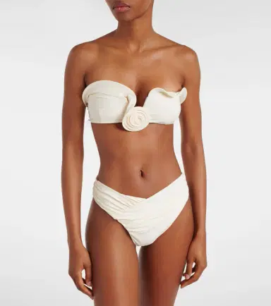 Magda Butrym Floral-appliqué bikini top | Thumbnail 2 Magda Butrym Floral-appliqué bikini top | Thumbnail 2