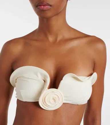 Magda Butrym Floral-appliqué bikini top | Thumbnail 4 Magda Butrym Floral-appliqué bikini top | Thumbnail 4