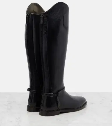 Brunello Cucinelli Monili leather knee-high boots | Thumbnail 3 Brunello Cucinelli Monili leather knee-high boots | Thumbnail 3