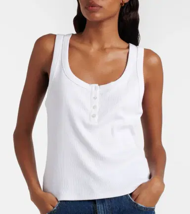 Veronica Beard Abbott cotton-blend tank top | Thumbnail 3 Veronica Beard Abbott cotton-blend tank top | Thumbnail 3