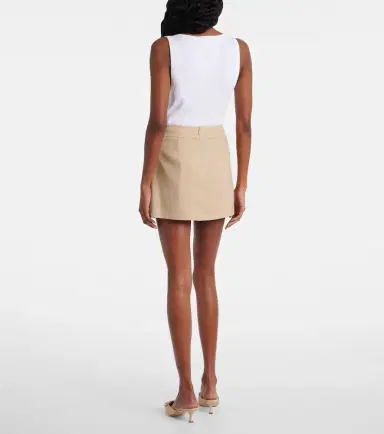 Veronica Beard Alvara linen-blend skort | Thumbnail 3 Veronica Beard Alvara linen-blend skort | Thumbnail 3
