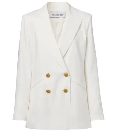 Veronica Beard Dale linen-blend blazer | Thumbnail 1 Veronica Beard Dale linen-blend blazer | Thumbnail 1