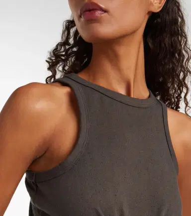Magda Butrym Knotted cotton and silk tank top | Thumbnail 2 Magda Butrym Knotted cotton and silk tank top | Thumbnail 2