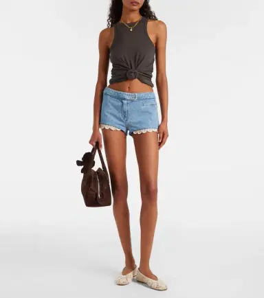 Magda Butrym Knotted cotton and silk tank top | Thumbnail 5 Magda Butrym Knotted cotton and silk tank top | Thumbnail 5