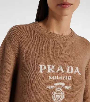 Prada Logo wool and cashmere sweater | Thumbnail 2 Prada Logo wool and cashmere sweater | Thumbnail 2