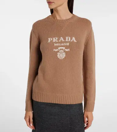 Prada Logo wool and cashmere sweater | Thumbnail 3 Prada Logo wool and cashmere sweater | Thumbnail 3