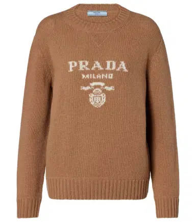 Prada Logo wool and cashmere sweater | Thumbnail 1 Prada Logo wool and cashmere sweater | Thumbnail 1