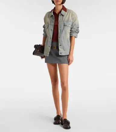 Prada Cotton corduroy jacket | Thumbnail 2 Prada Cotton corduroy jacket | Thumbnail 2