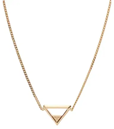 Prada Logo chain necklace | Thumbnail 1 Prada Logo chain necklace | Thumbnail 1