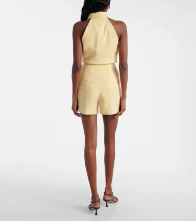 Veronica Beard Brit high-rise linen-blend shorts | Thumbnail 2 Veronica Beard Brit high-rise linen-blend shorts | Thumbnail 2