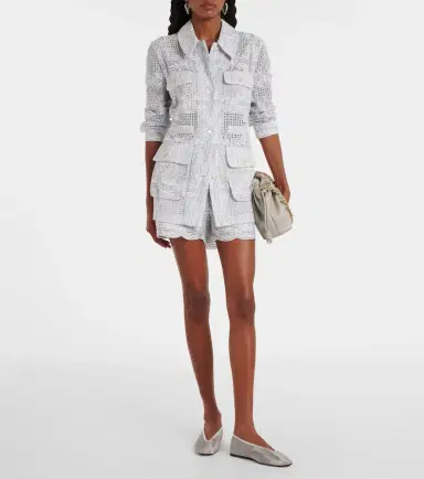 Veronica Beard Allen high-rise shorts | Thumbnail 2 Veronica Beard Allen high-rise shorts | Thumbnail 2