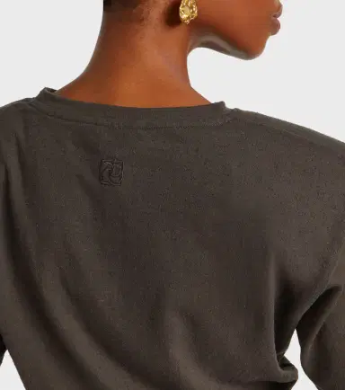 Magda Butrym Gathered cotton and silk T-shirt | Thumbnail 2 Magda Butrym Gathered cotton and silk T-shirt | Thumbnail 2