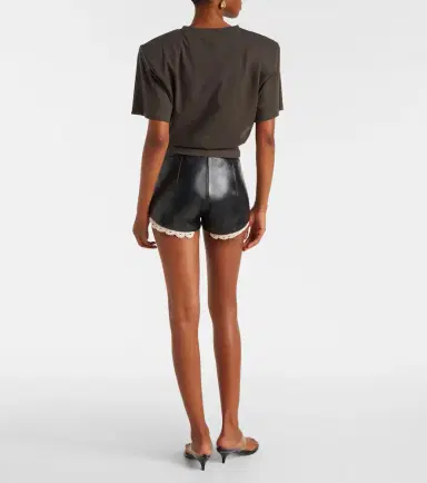 Magda Butrym Gathered cotton and silk T-shirt | Thumbnail 6 Magda Butrym Gathered cotton and silk T-shirt | Thumbnail 6