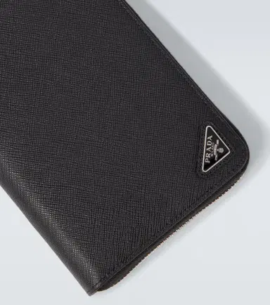 Prada Logo Saffiano leather wallet | Thumbnail 3 Prada Logo Saffiano leather wallet | Thumbnail 3