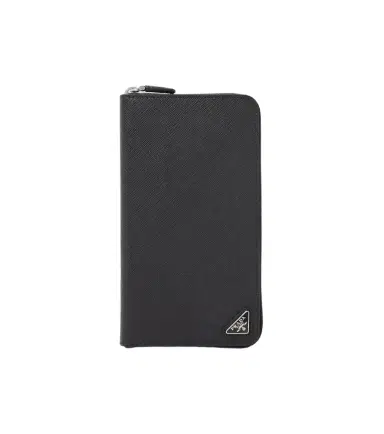 Prada Logo Saffiano leather wallet | Thumbnail 1 Prada Logo Saffiano leather wallet | Thumbnail 1