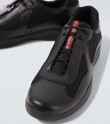 Prada America's Cup leather-trimmed sneakers | Thumbnail 2 Prada America's Cup leather-trimmed sneakers | Thumbnail 2