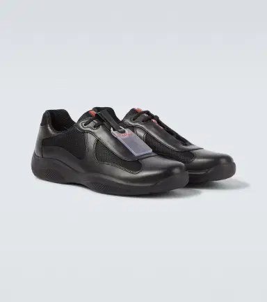 Prada America's Cup leather-trimmed sneakers | Thumbnail 4 Prada America's Cup leather-trimmed sneakers | Thumbnail 4