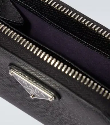 Prada Logo Saffiano leather coin purse | Thumbnail 2 Prada Logo Saffiano leather coin purse | Thumbnail 2