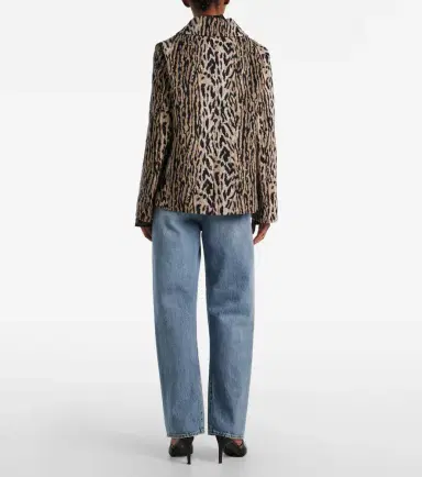 Rixo Leila leopard-print jacket | Thumbnail 4 Rixo Leila leopard-print jacket | Thumbnail 4