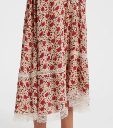 Rixo Raven floral midi dress | Thumbnail 3 Rixo Raven floral midi dress | Thumbnail 3