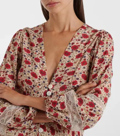 Rixo Raven floral midi dress | Thumbnail 5 Rixo Raven floral midi dress | Thumbnail 5