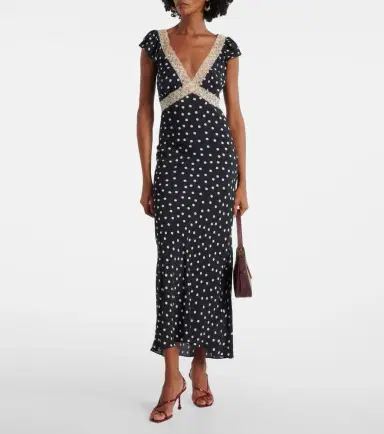 Rixo Iggy polka-dot maxi dress | Thumbnail 4 Rixo Iggy polka-dot maxi dress | Thumbnail 4