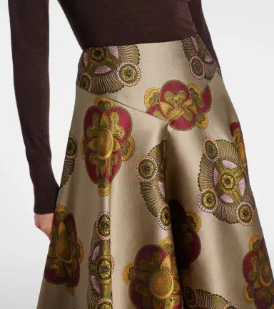 La DoubleJ Milano printed jacquard midi skirt | Thumbnail 3 La DoubleJ Milano printed jacquard midi skirt | Thumbnail 3