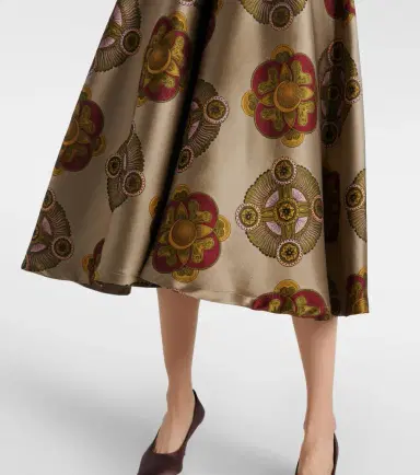 La DoubleJ Milano printed jacquard midi skirt | Thumbnail 4 La DoubleJ Milano printed jacquard midi skirt | Thumbnail 4