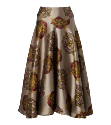 La DoubleJ Milano printed jacquard midi skirt | Thumbnail 1 La DoubleJ Milano printed jacquard midi skirt | Thumbnail 1
