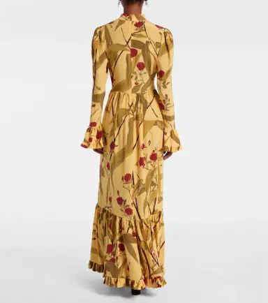 La DoubleJ Visconti silk crêpe de chine maxi dress | Thumbnail 2 La DoubleJ Visconti silk crêpe de chine maxi dress | Thumbnail 2