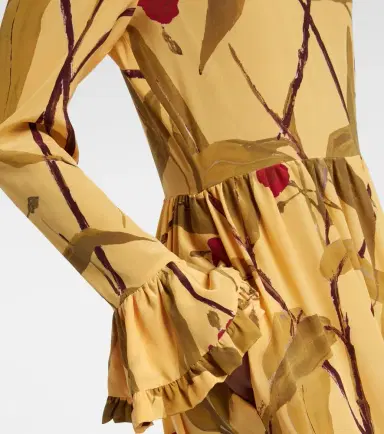 La DoubleJ Visconti silk crêpe de chine maxi dress | Thumbnail 3 La DoubleJ Visconti silk crêpe de chine maxi dress | Thumbnail 3