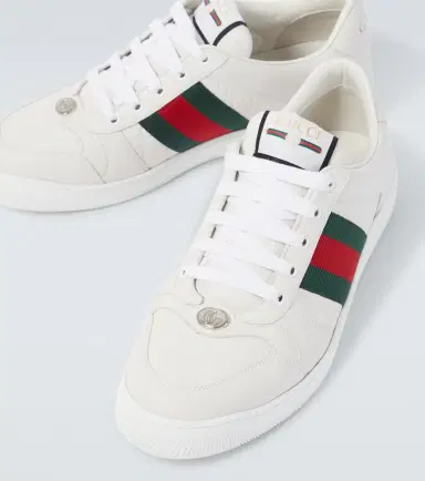 Gucci Screener debossed leather sneakers | Thumbnail 5 Gucci Screener debossed leather sneakers | Thumbnail 5