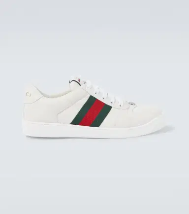 Gucci Screener debossed leather sneakers | Thumbnail 6 Gucci Screener debossed leather sneakers | Thumbnail 6